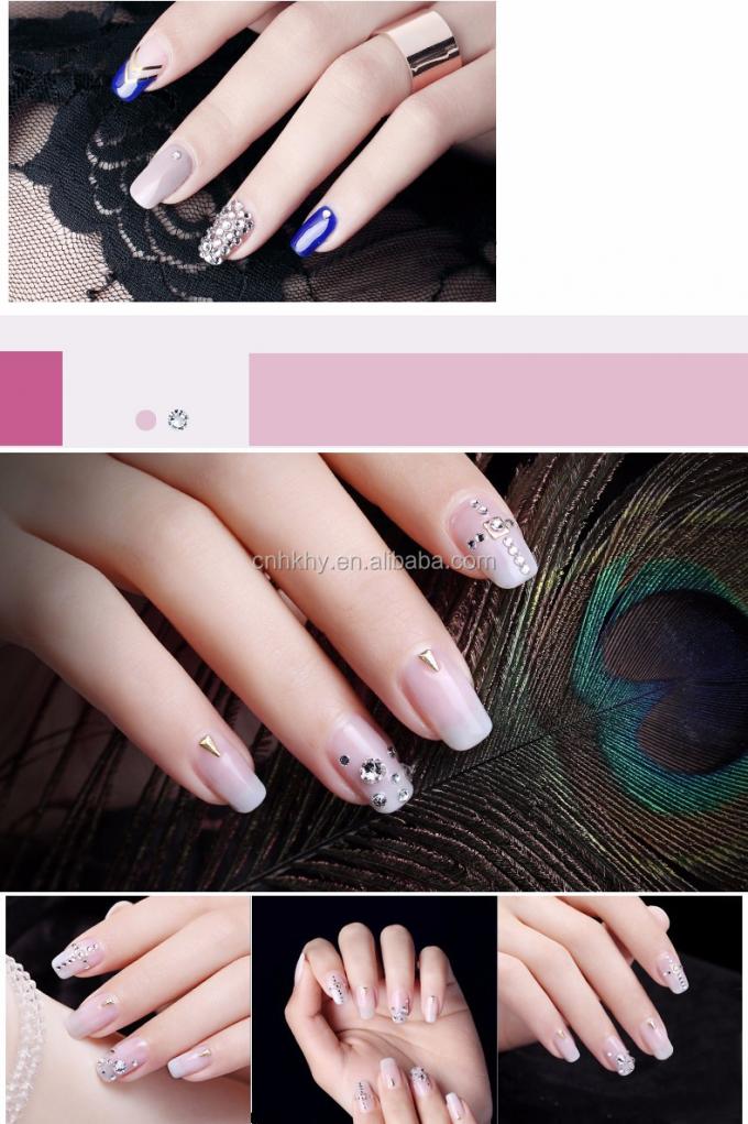 পেরেক Rhinestones L01 ফ্ল্যাট ব্যাক ফোন সজ্জা ম্যানিকিউর টুল জন্য 3D গ্লিটার পাথর 45g 9