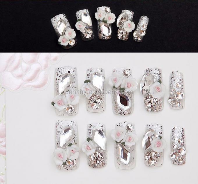 পেরেক Rhinestones L01 ফ্ল্যাট ব্যাক ফোন সজ্জা ম্যানিকিউর টুল জন্য 3D গ্লিটার পাথর 45g 10